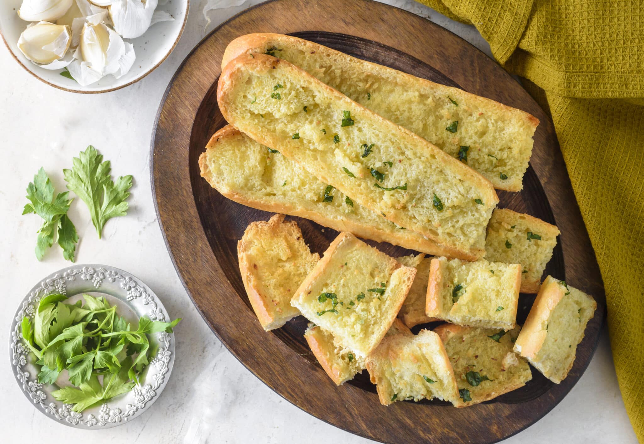 Air Fryer Garlic Bread By 8185